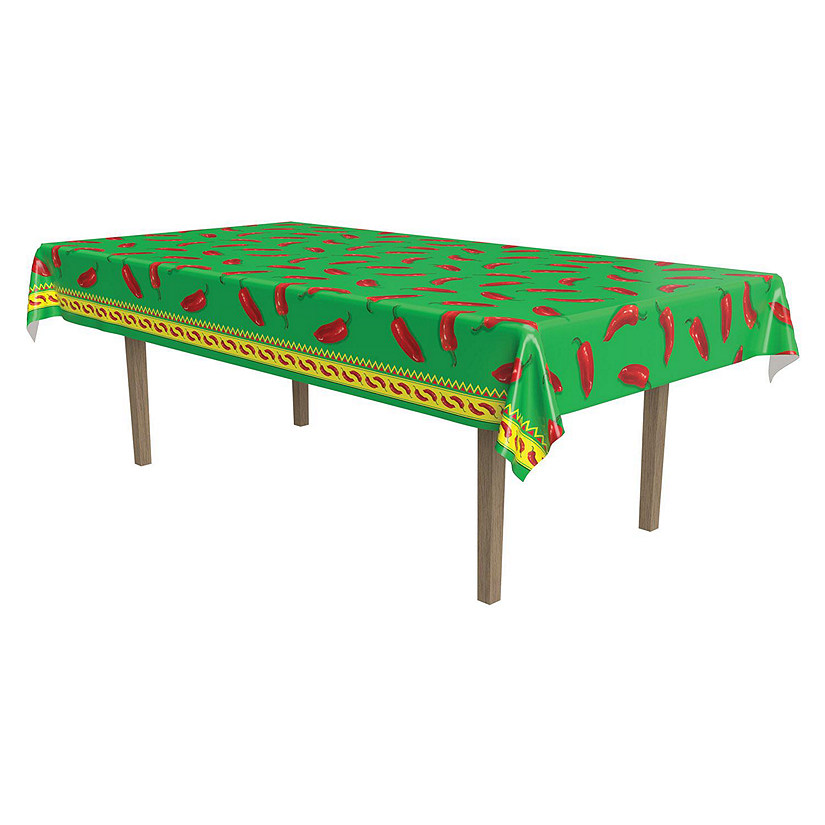 Beistle - Chili Pepper Tablecover - 12 Pack Image