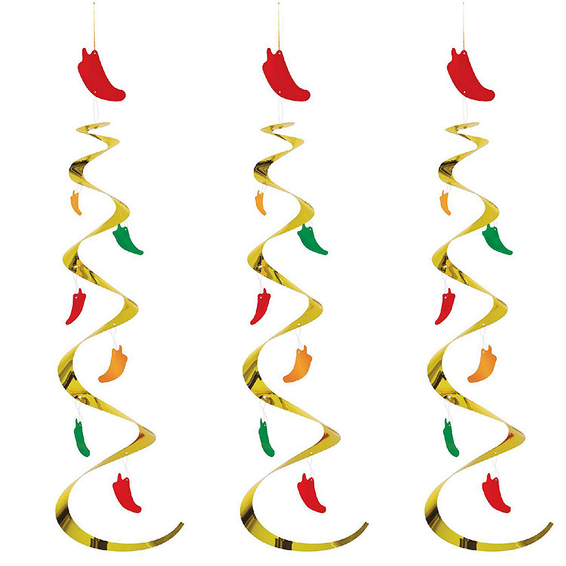 Beistle - Chili Pepper Whirls - 6 Pack Image