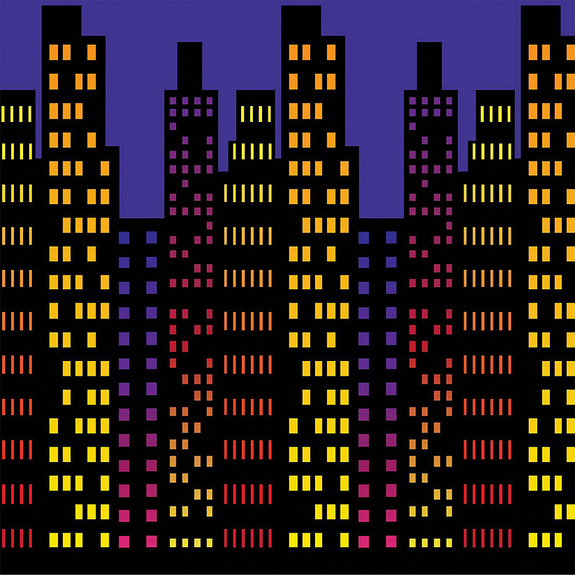 Beistle - Cityscape Backdrop - 6 Pack Image