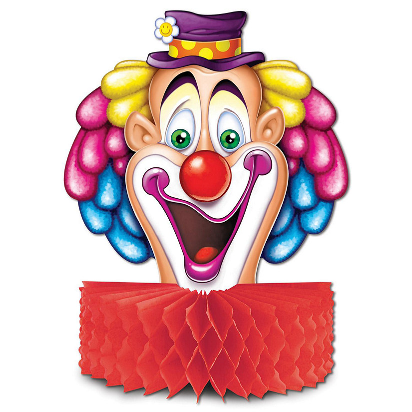 Beistle - Clown Centerpiece - 12 Pack Image