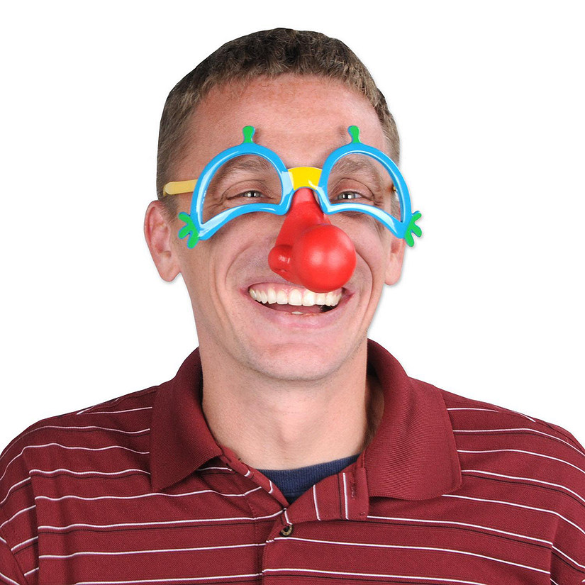 Beistle - Clown Glasses w/Nose - 6 Pack Image