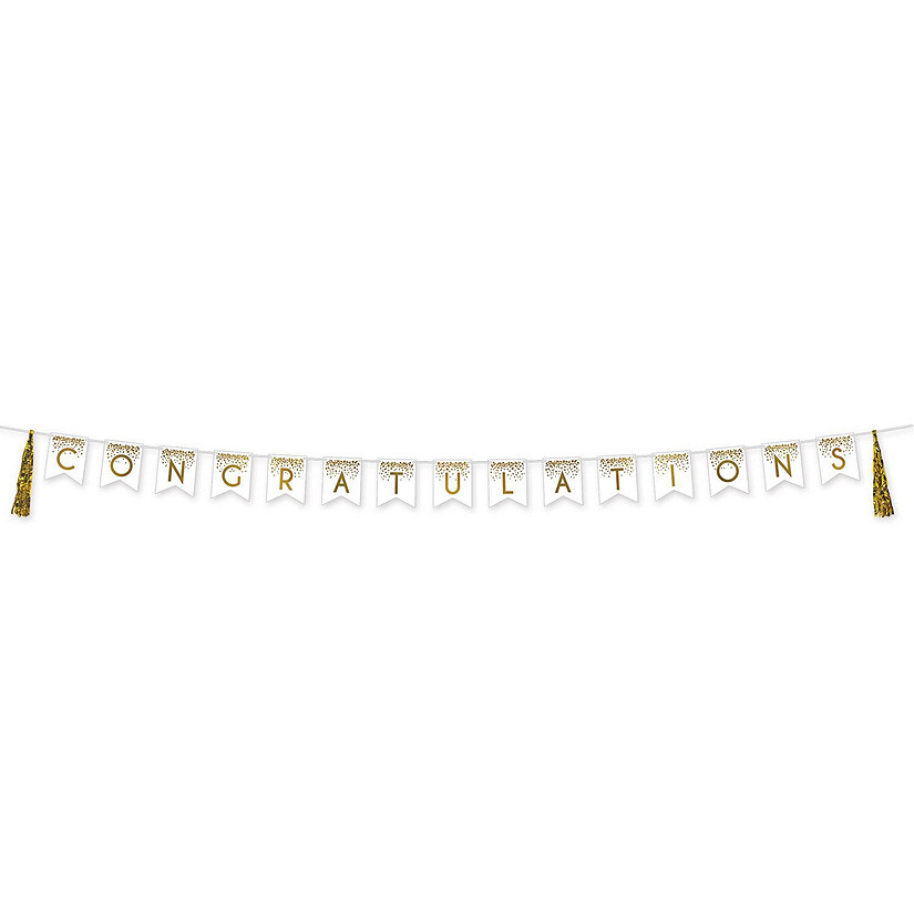 Beistle - Congratulations Tassel Streamer - 12 Pack Image