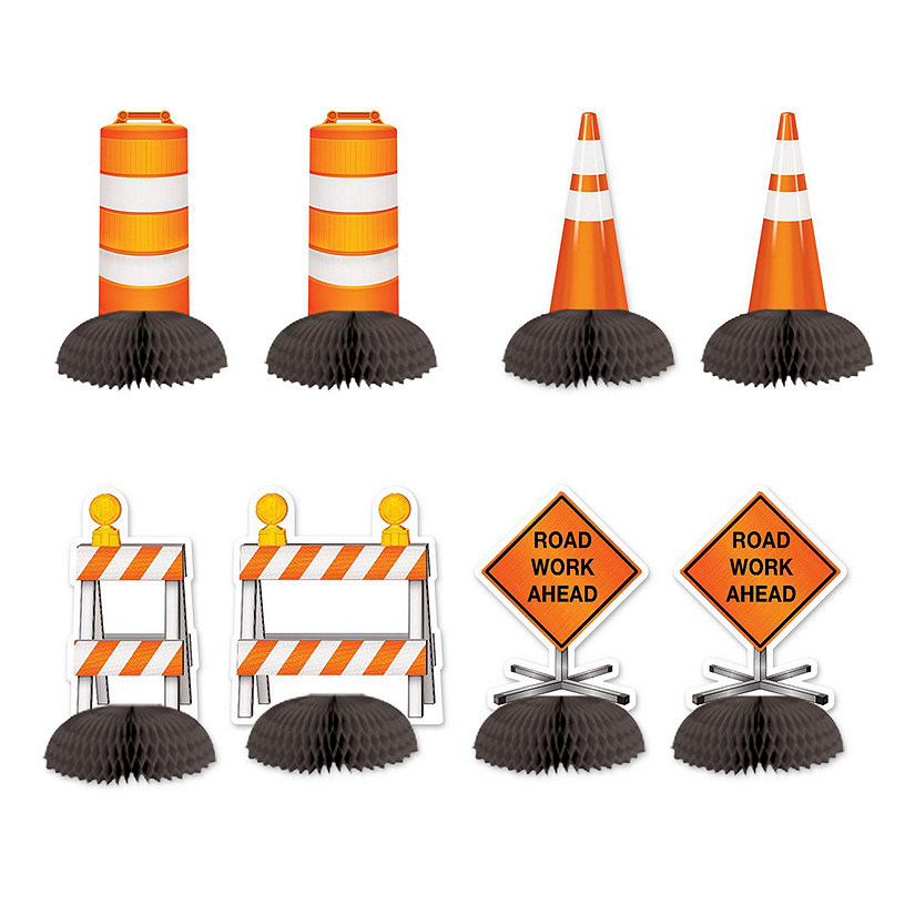 Beistle - Construction Mini Centerpieces - 12 Pack Image