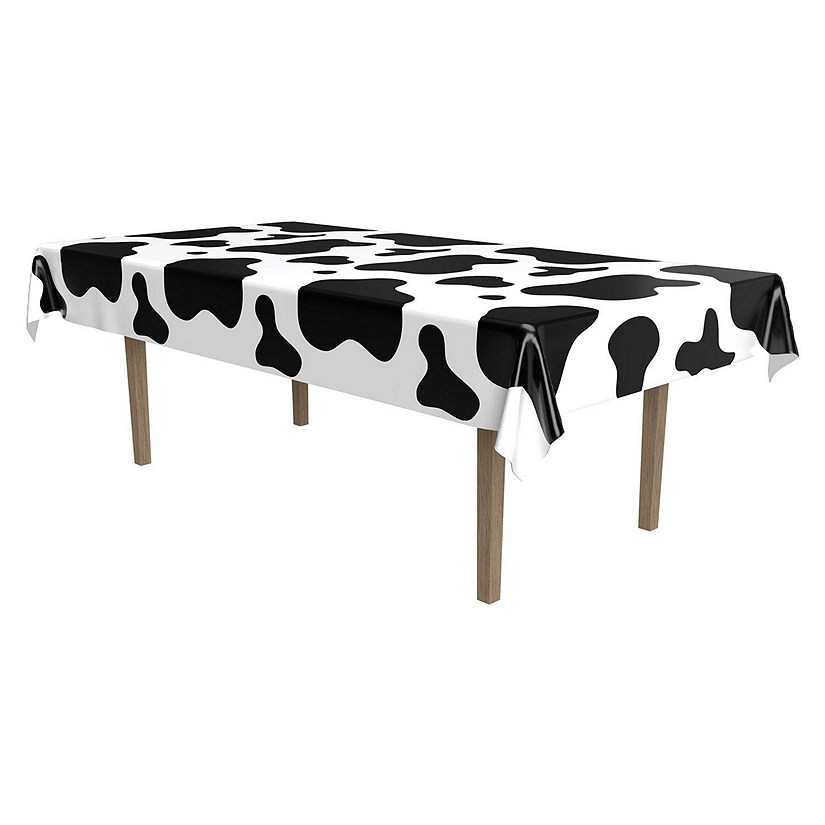 Beistle - Cow Print Tablecover - 12 Pack Image