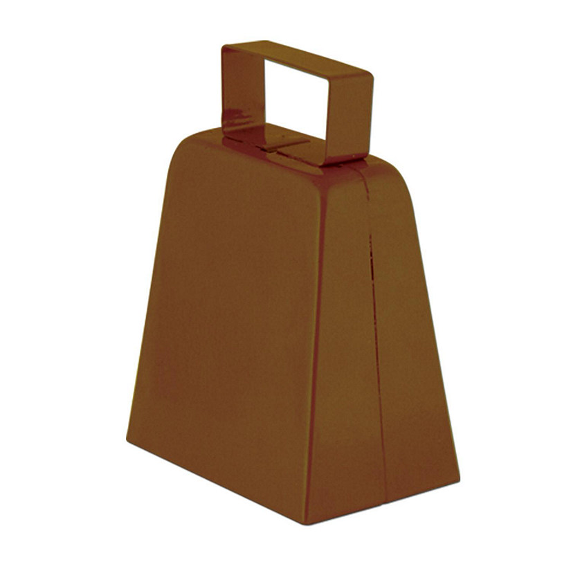 Beistle - Cowbells - Brown - 12 Pack Image