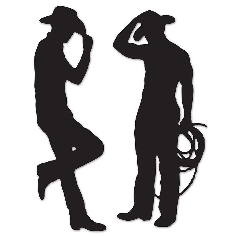 Beistle - Cowboy Silhouettes - 12 Pack Image