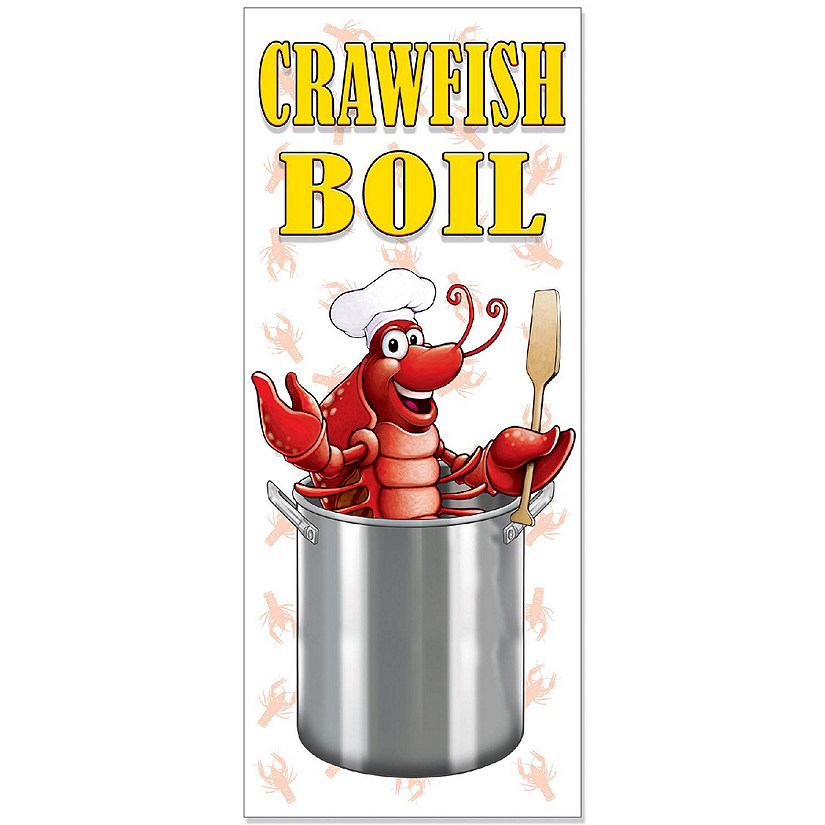 Beistle - Crawfish Boil Door Cover - 12 Pack Image