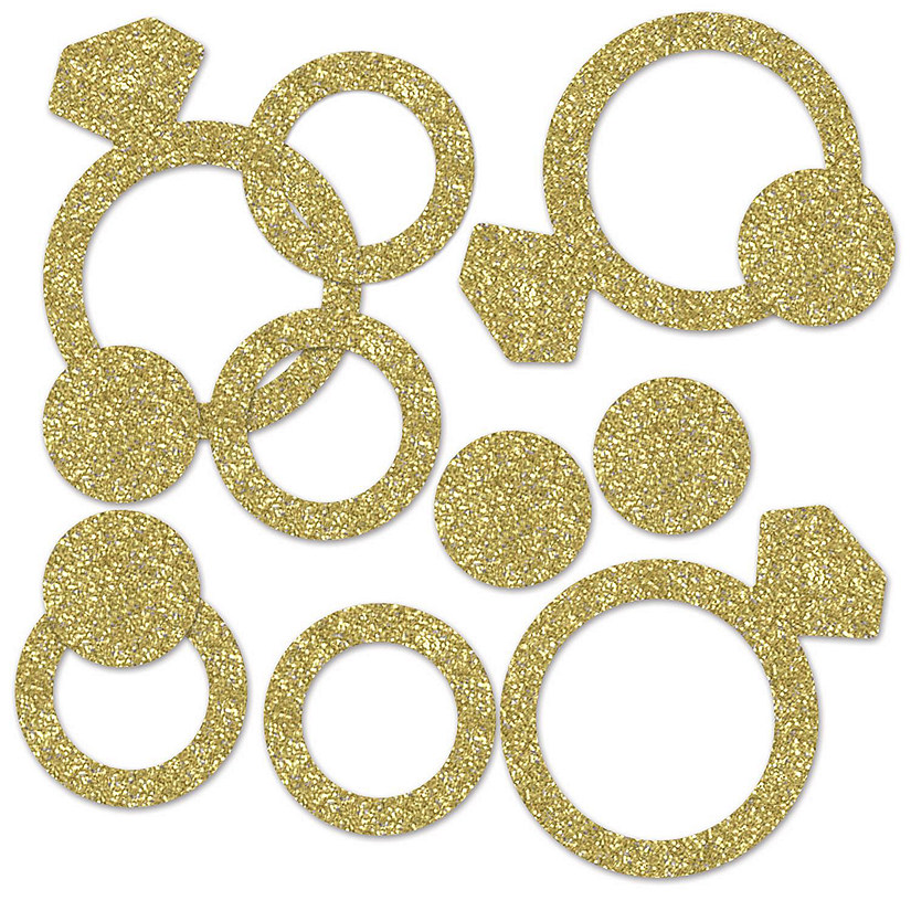 Beistle - Diamond Ring Deluxe Sparkle Confetti - 12 Pack Image
