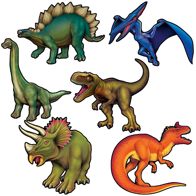 Beistle - Dinosaur Stickers - 12 Pack Image