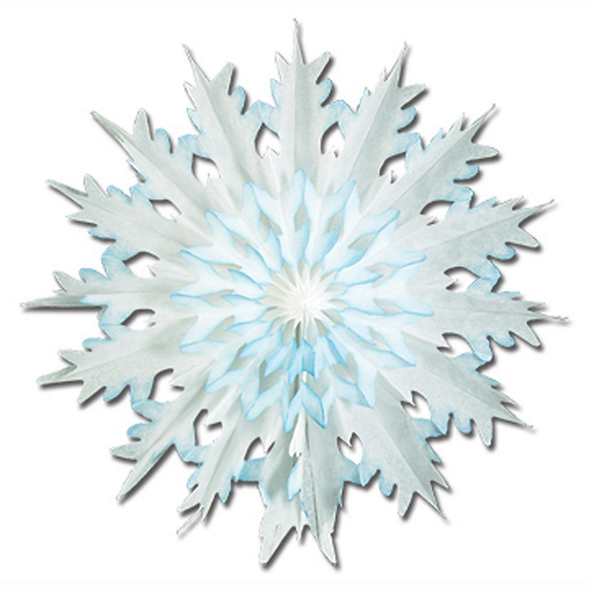 Beistle - Dip-Dyed Snowflake - 12 Pack Image