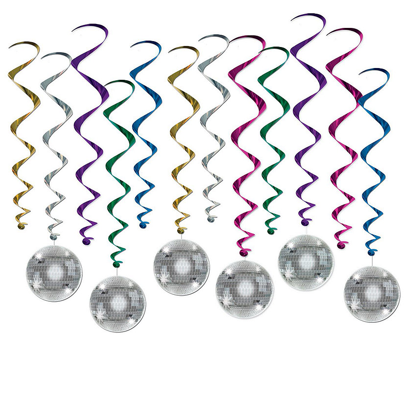 Beistle - Disco Ball Whirls - 6 Pack Image
