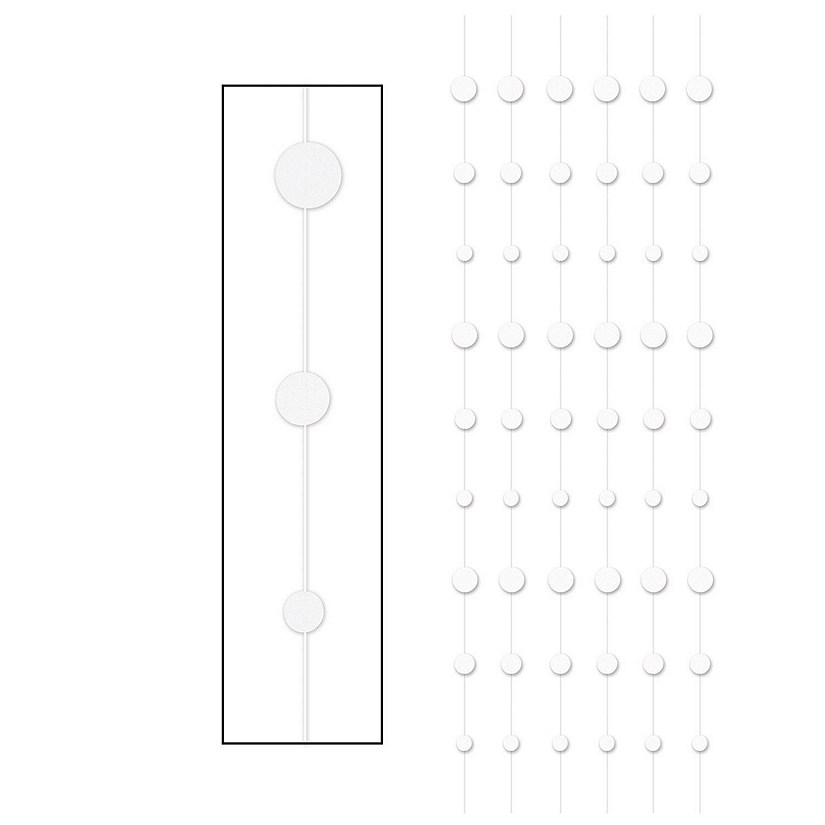 Beistle - Dot Stringers - White - 12 Pack Image