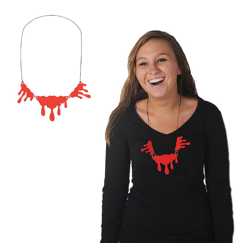 Beistle - Dripping Blood Necklace - 12 Pack Image