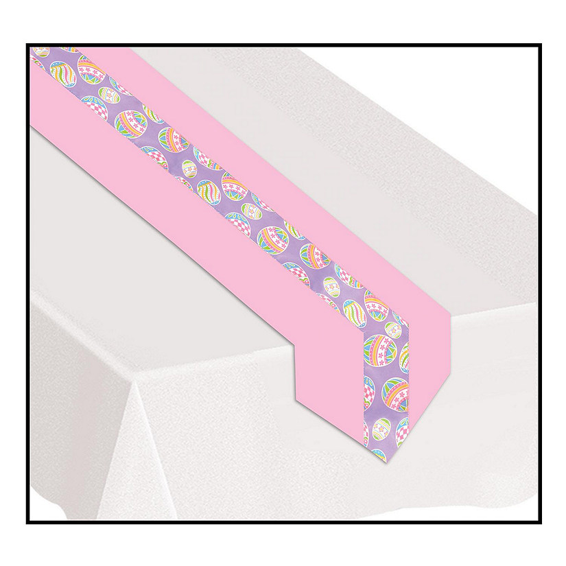 Beistle - Easter Egg Fabric Table Runner - 6 Pack Image