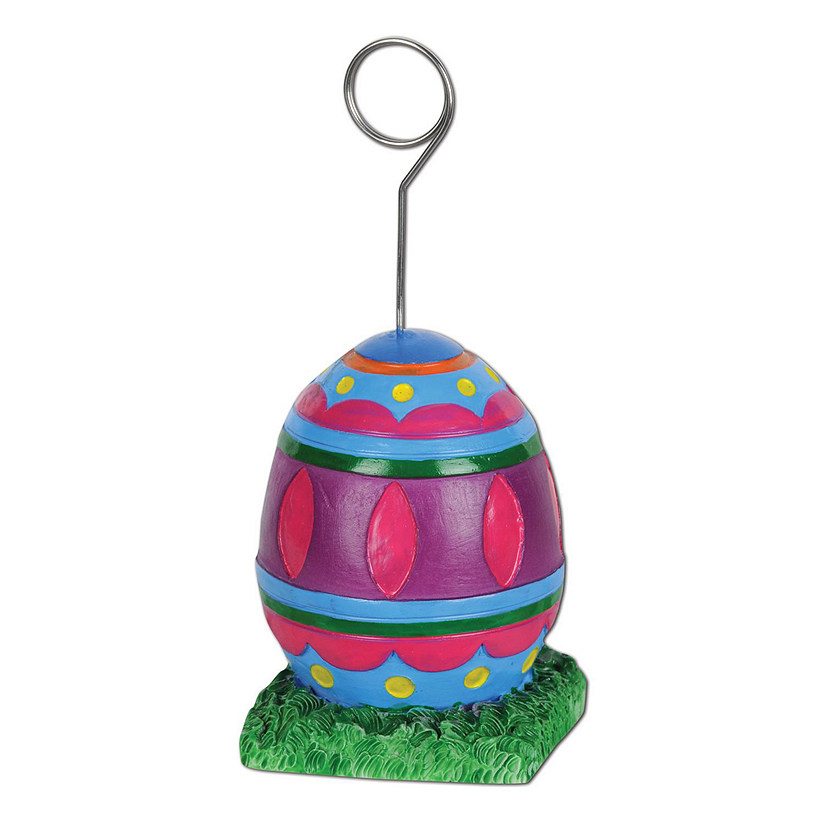Beistle - Easter Egg Photo/Balloon Holder - 6 Pack Image