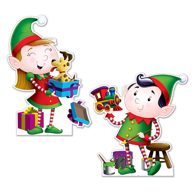 Beistle - Elves Stand-Ups - 4 Pack Image