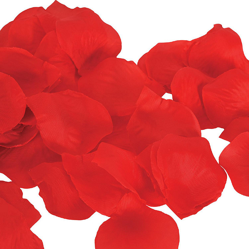Beistle - Fabric Rose Petals - Red - 12 Pack Image