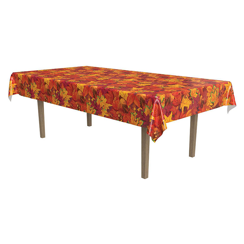 Beistle - Fall Leaf Tablecover - 12 Pack Image