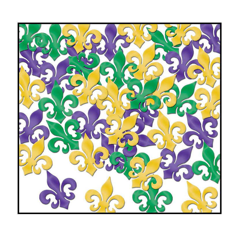 Beistle - Fanci-Fetti Fleur De Lis - 12 Pack Image