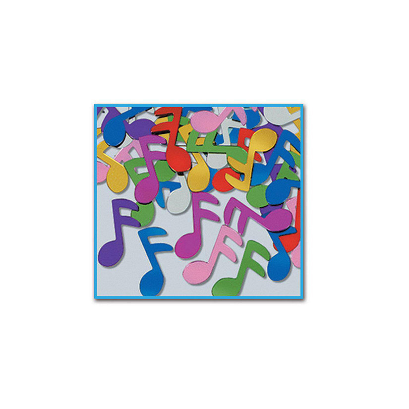 Beistle - Fanci-Fetti Musical Notes - Multicolor - 12 Pack Image