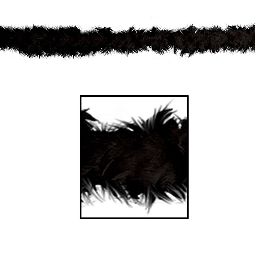 Beistle - Fancy Boa - Black - 6 Pack Image