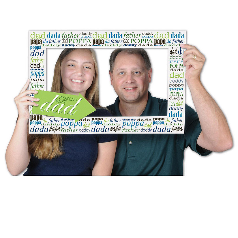 Beistle - Father's Day Photo Fun Frame - 12 Pack Image