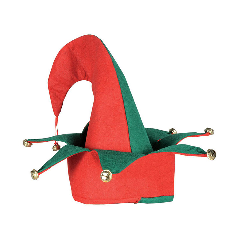 Beistle - Felt Elf Hat w/Bells - 12 Pack Image
