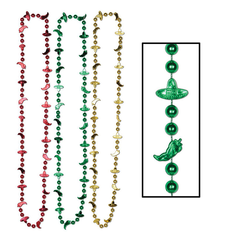 Beistle - Fiesta Beads - 12 Pack Image