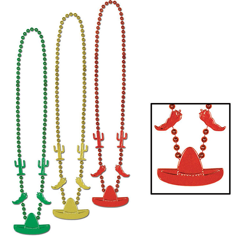 Beistle - Fiesta Beads - 12 Pack Image