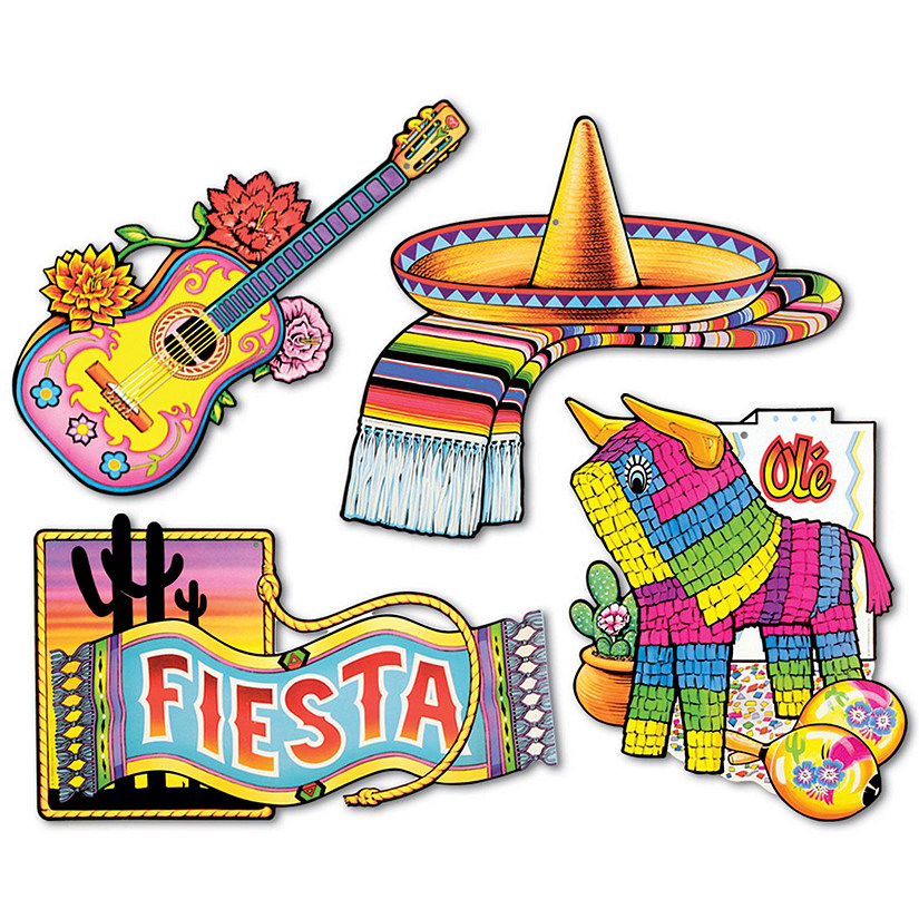 Beistle - Fiesta Cutouts - 12 Pack Image