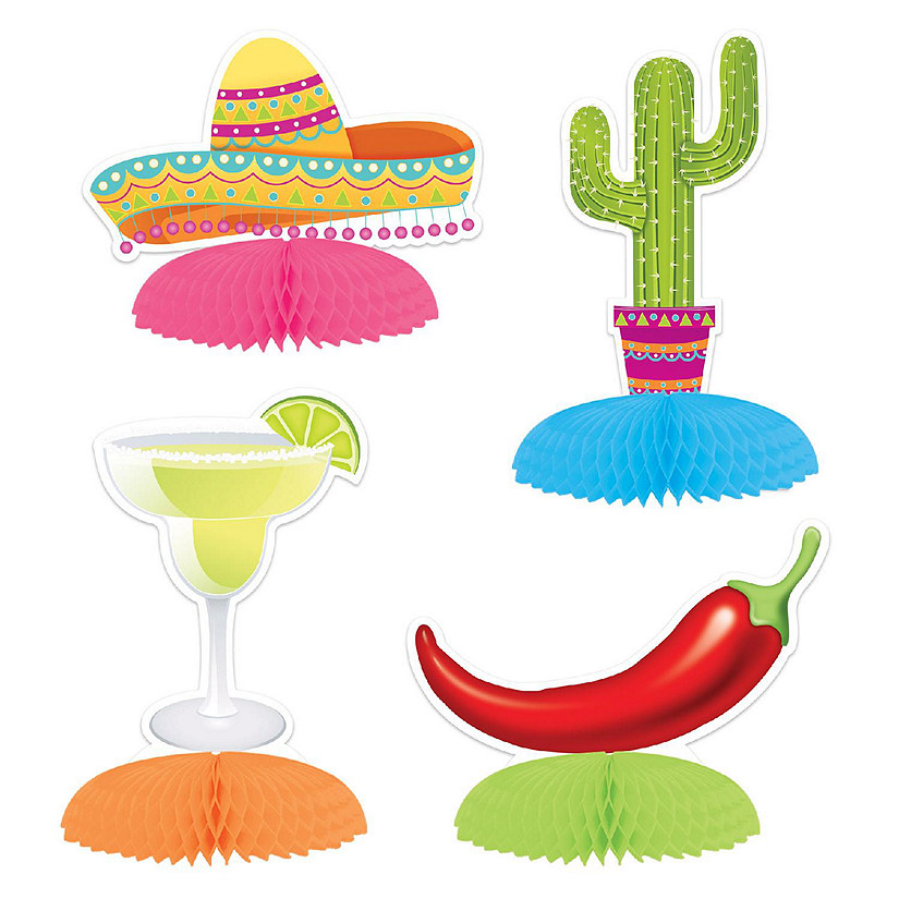 Beistle - Fiesta Mini Centerpieces - 12 Pack Image