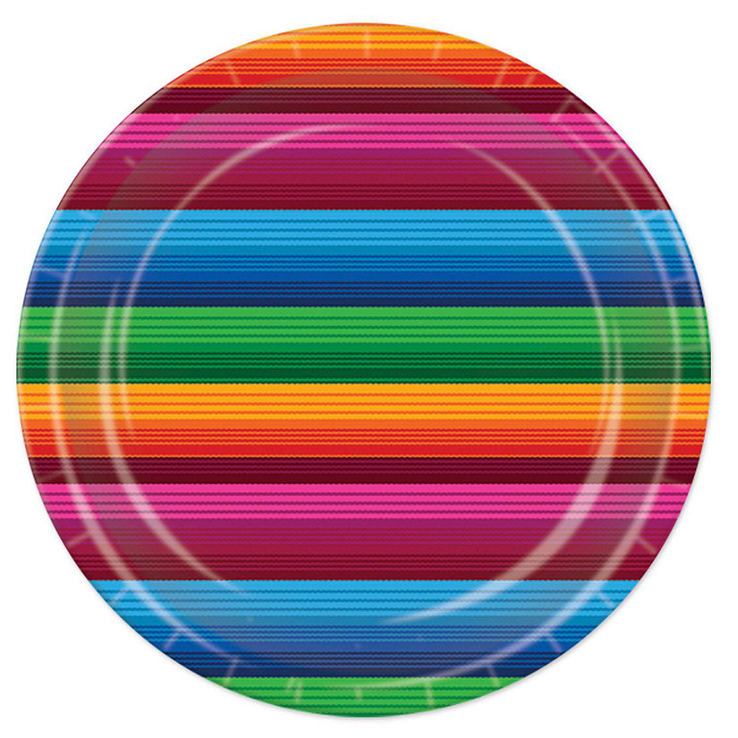 Beistle - Fiesta Plates - 7" - 12 Pack Image