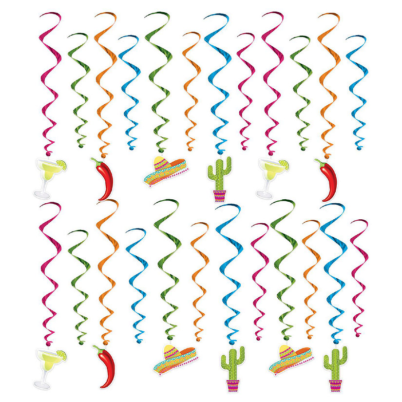Beistle - Fiesta Whirls - 6 Pack Image
