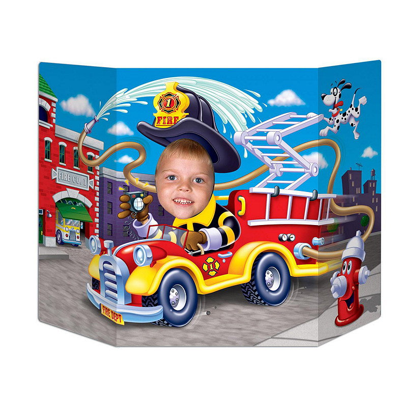 Beistle - Fire Truck Photo Prop - 6 Pack Image