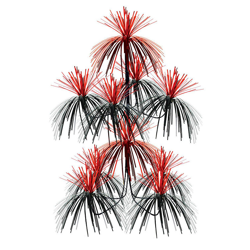 Beistle - Firework Chandelier - Black and Red - 12 Pack Image