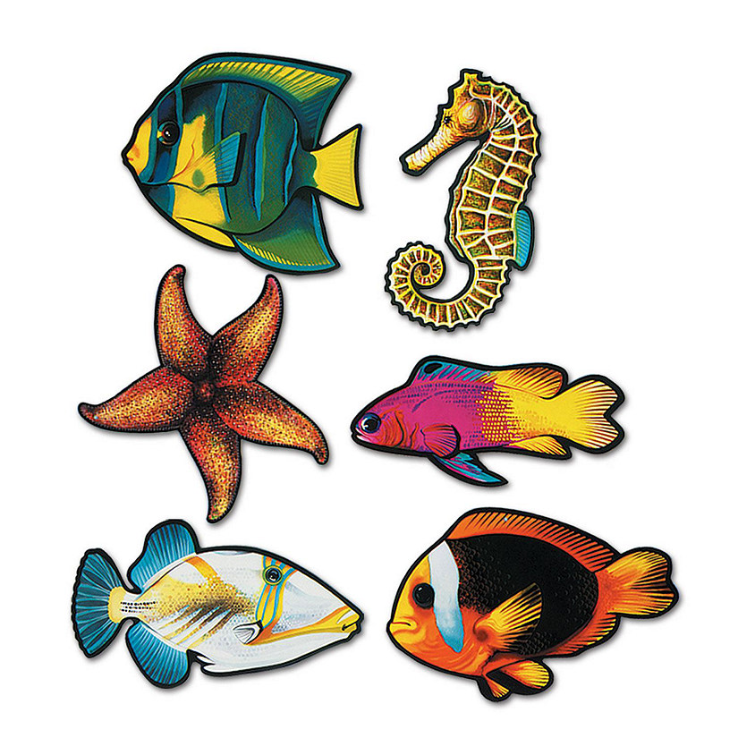 Beistle - Fish Cutouts - 12 Pack Image