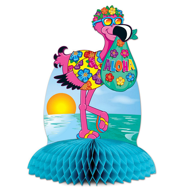 Beistle - Flamingo Centerpiece - 12 Pack Image