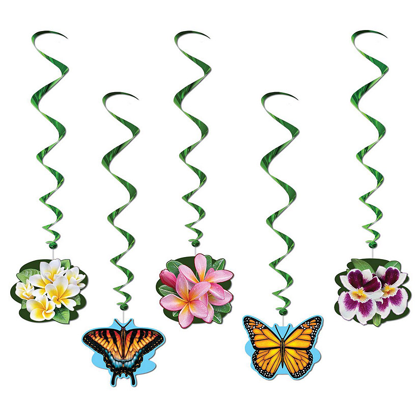 Beistle - Flower Garden Whirls - 6 Pack Image