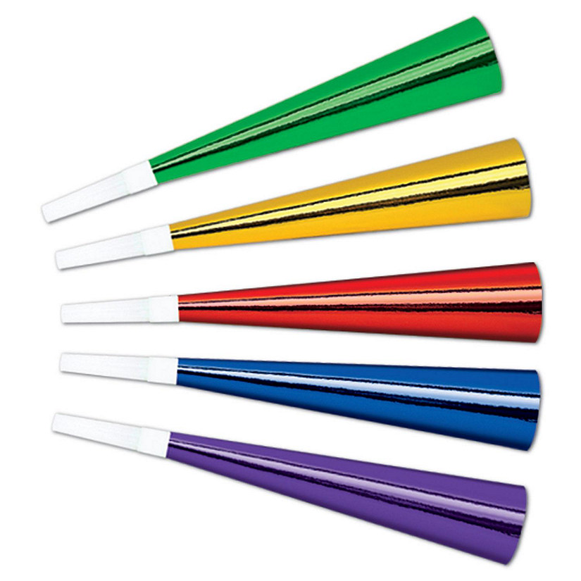 Beistle - Foil Horns - 9" - 100 - Pack Image
