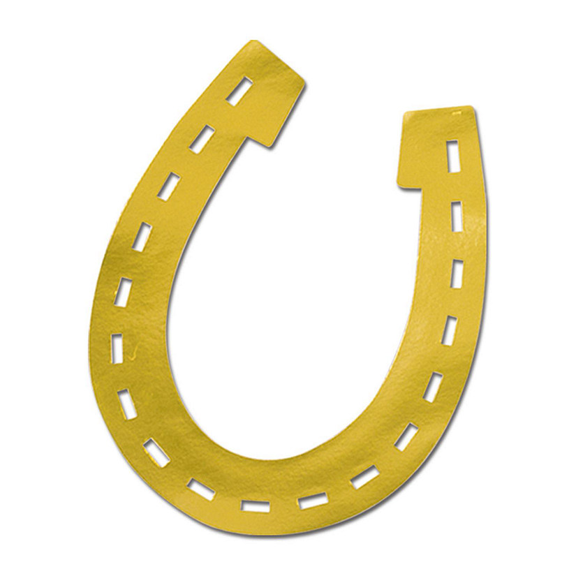 Beistle - Foil Horseshoe Silhouette - 24 Pack Image