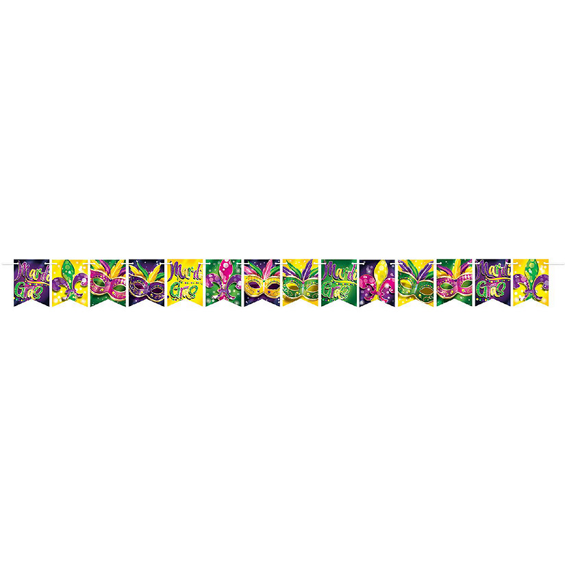Beistle Mardi Gras Pop-Over Tafelaufsatz | 25,4 Cm Mittelstück Mit Bunten Seidenkugeln | Party-Dekoration