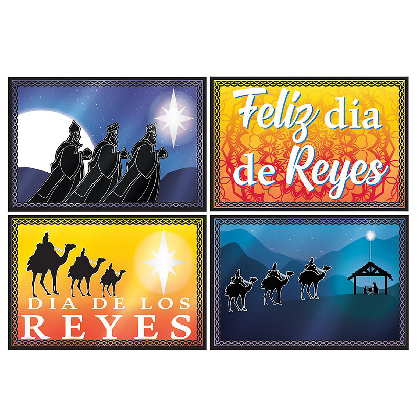 Beistle - Foil Three Kings Day Cutouts - 12 Pack Image