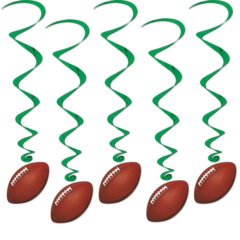 Beistle - Football Whirls - 6 Pack Image