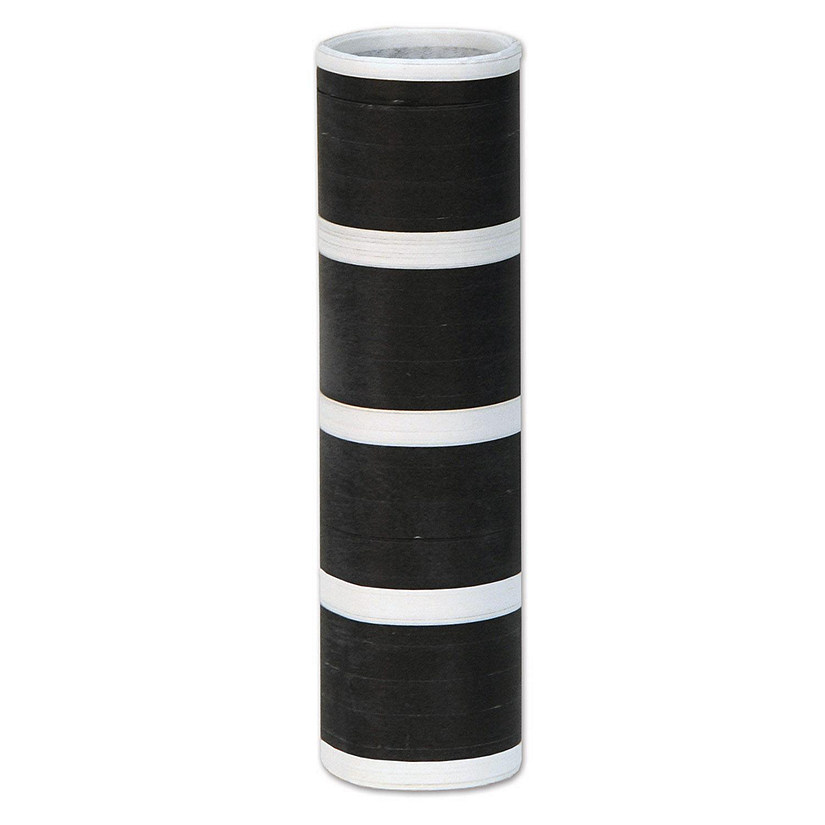 Beistle - FR Serpentines - Black and White - 50 Pack Image