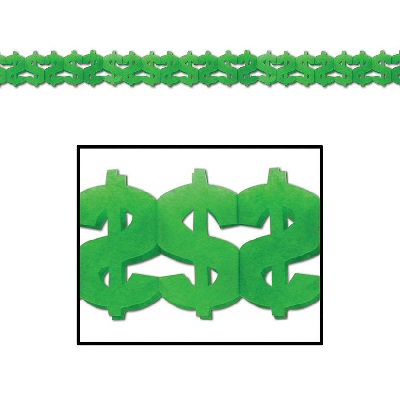 Beistle - "$" Garland - 12 Pack Image