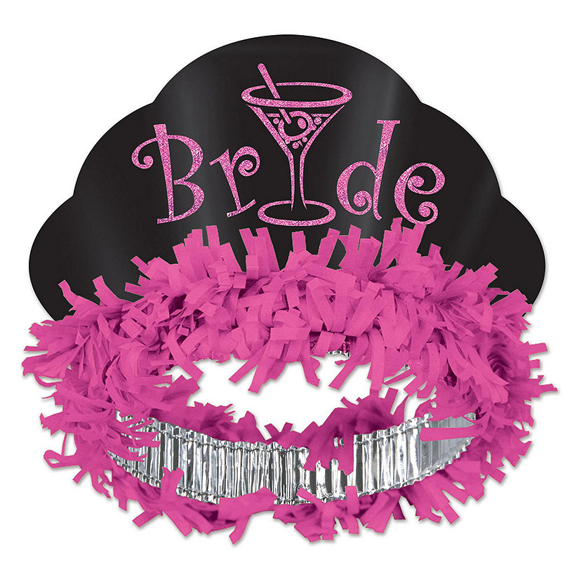 Beistle - Glittered Bride Tiara - 12 Pack Image