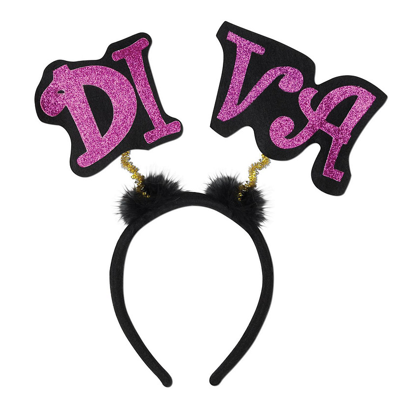 Beistle - Glittered Diva Boppers - 12 Pack Image