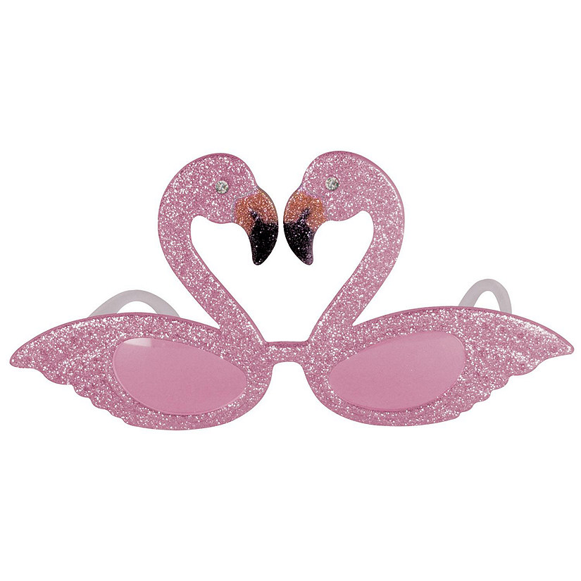 Beistle - Glittered Flamingo Fanci-Frames - 6 Pack Image