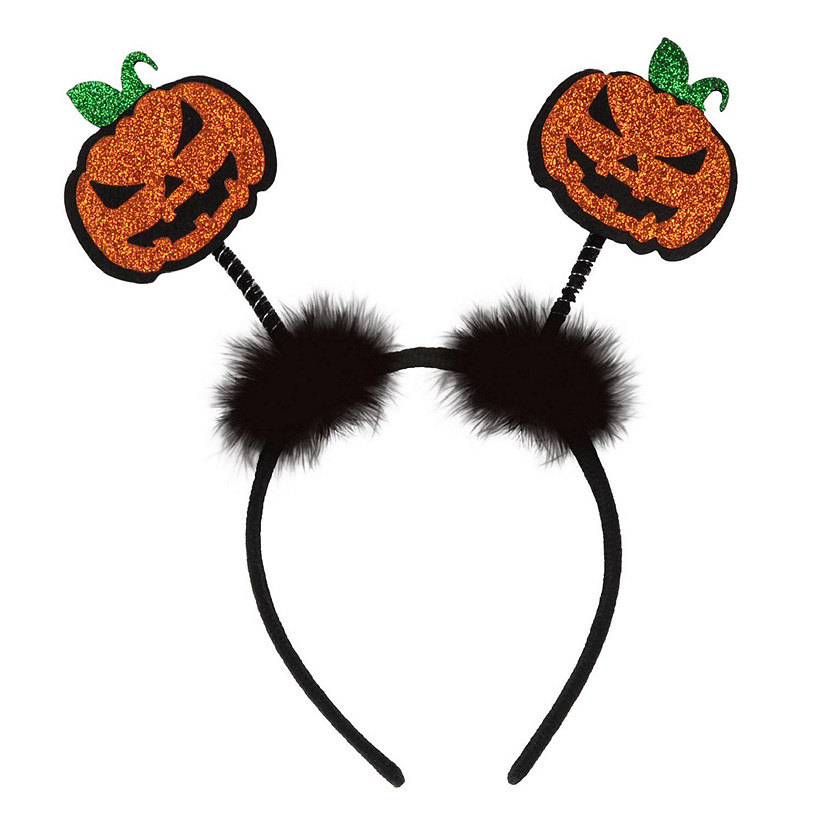 Beistle - Glittered Jack-O-Lantern Boppers - 12 Pack Image