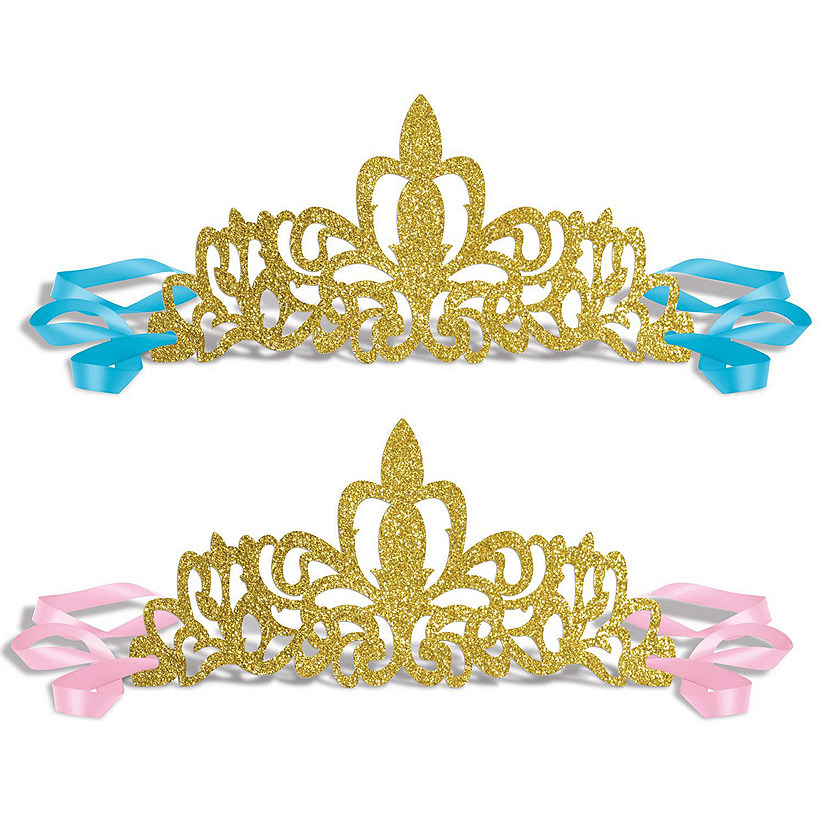 Beistle - Glittered Princess Tiaras - 12 Pack Image